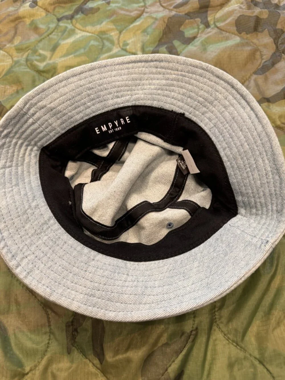Empyre Bucket Hat Grey Heather Denim